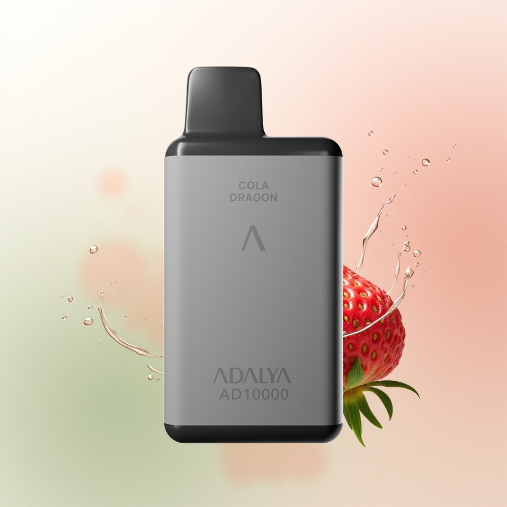 Adalya AD 10000 Puffs Strawberry Splash Space Gray USB-C