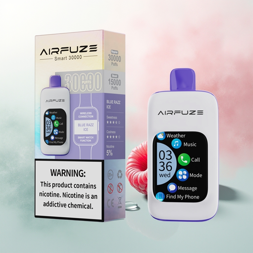 AirFuze Smart 30000 Puffs Blue Razz Ice Smart 900mAh Type-C