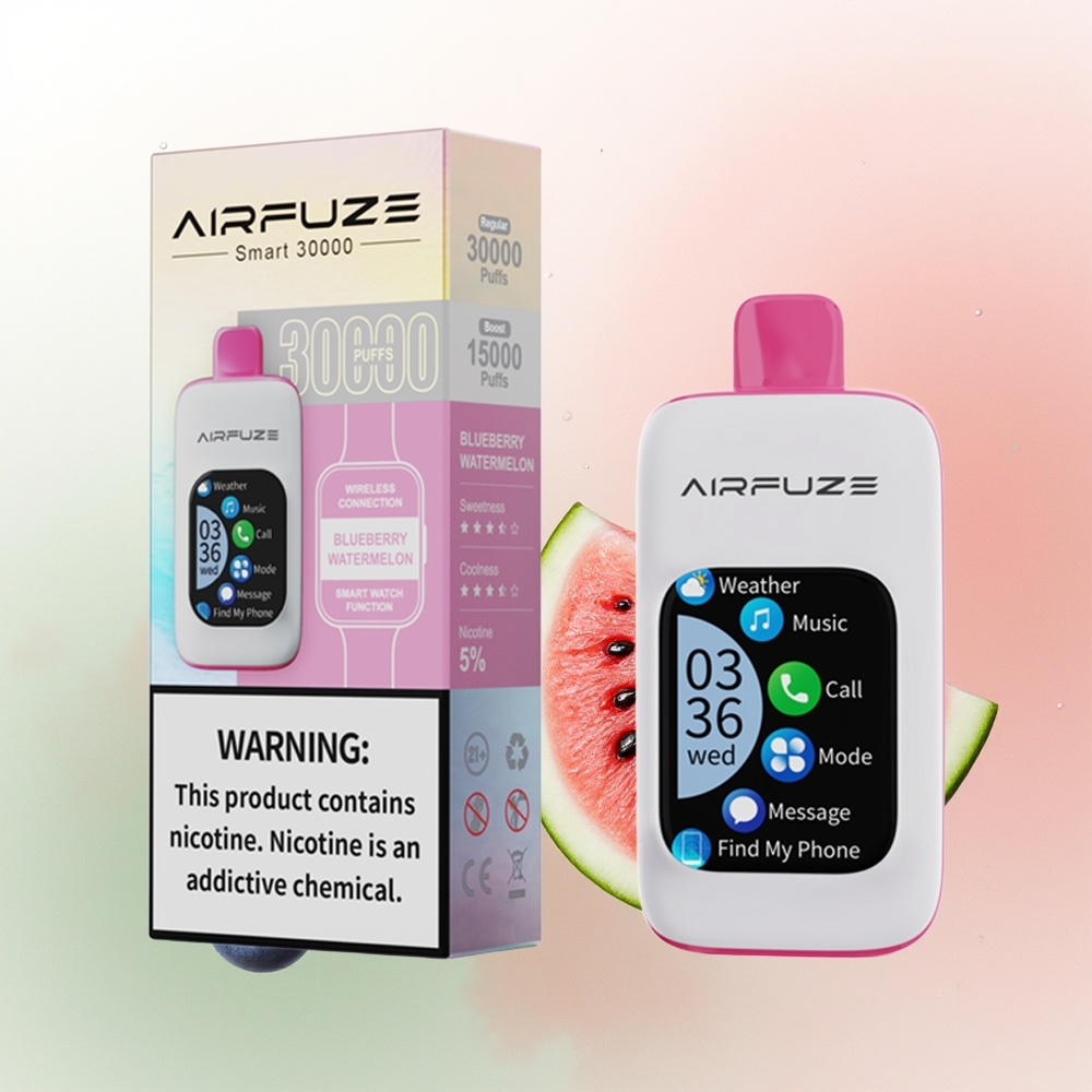 AirFuze Smart 30000 Puffs Blueberry Watermelon Type-C 900mAh