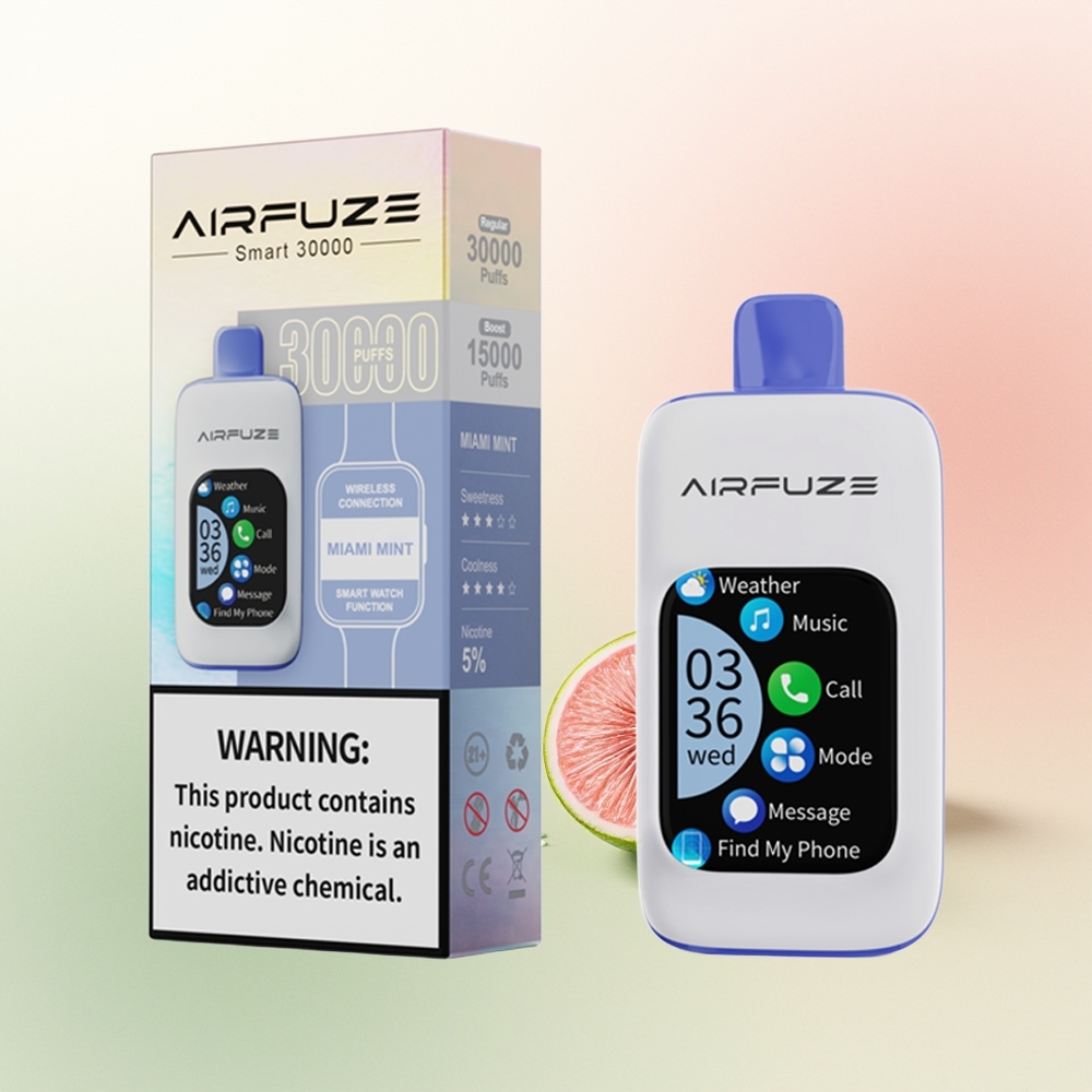 AirFuze Smart 30000 Puffs Miami Mint Smart 900mAh Type-C Disposable Pod
