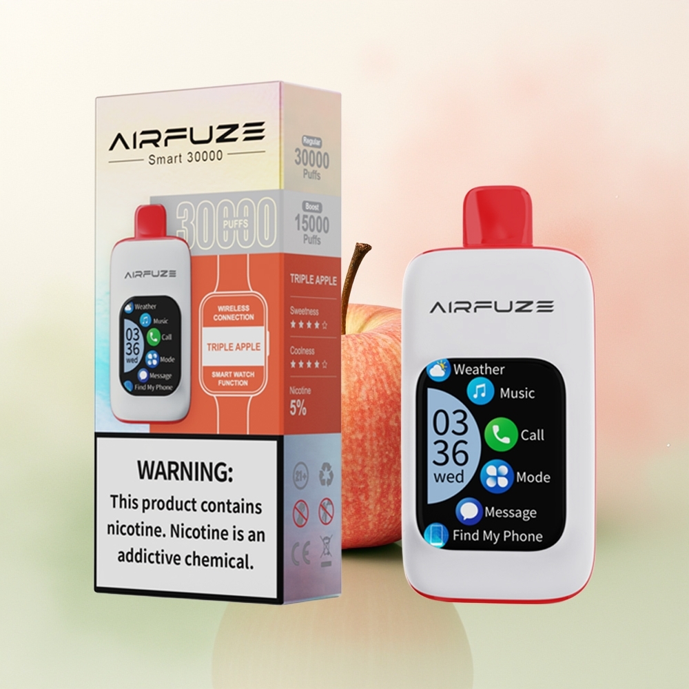 AirFuze Smart 30000 Puffs Smart 900mAh Type-C Triple Apple