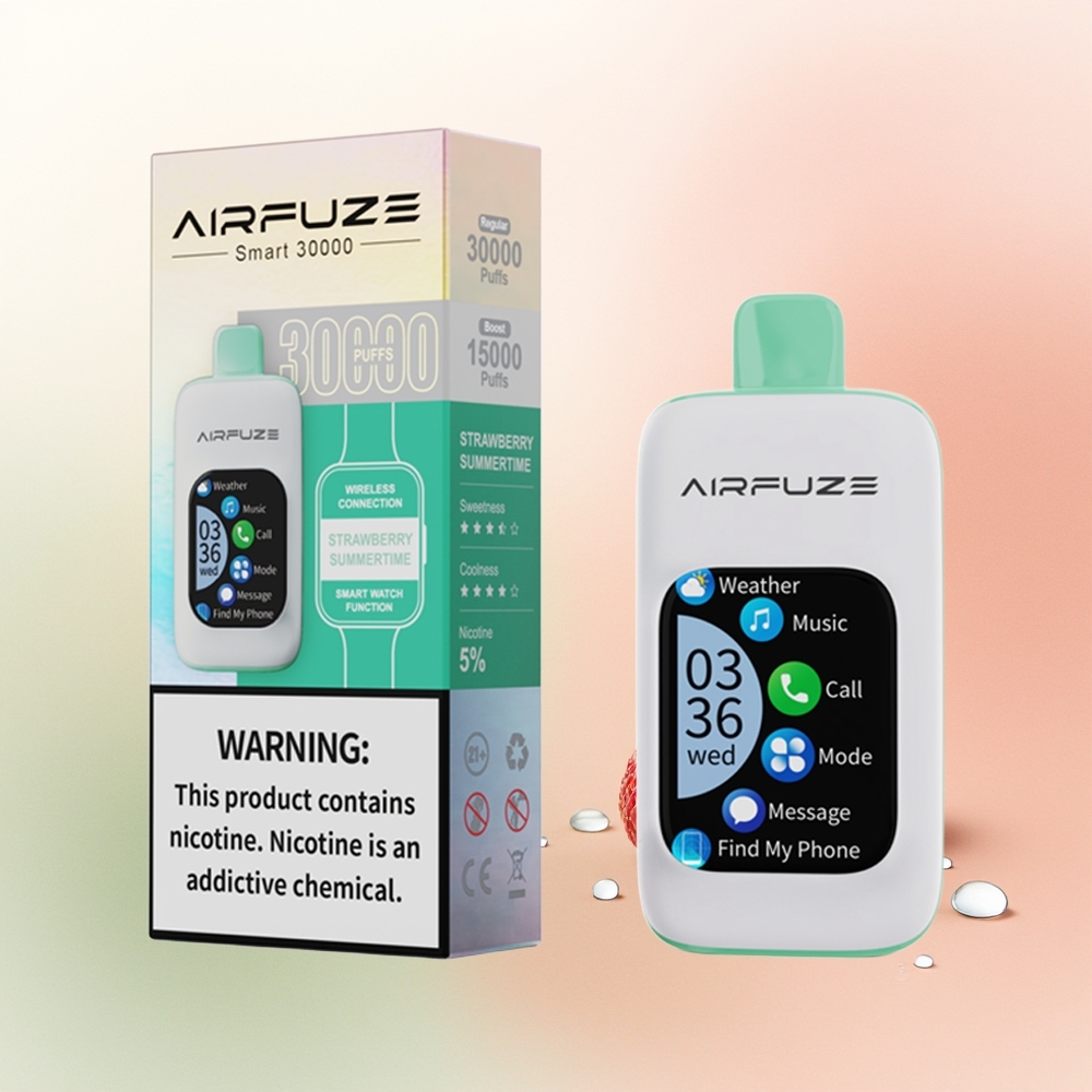 AirFuze Smart 30000 Puffs Strawberry Summertime Smart 900mAh Type-C
