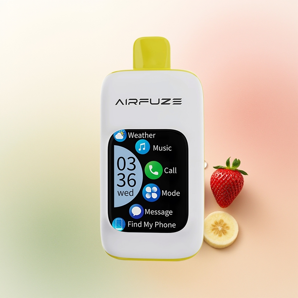 AirFuze Smart Pro 40000 Puffs Strawberry Banana Smart Touch Rechargeable