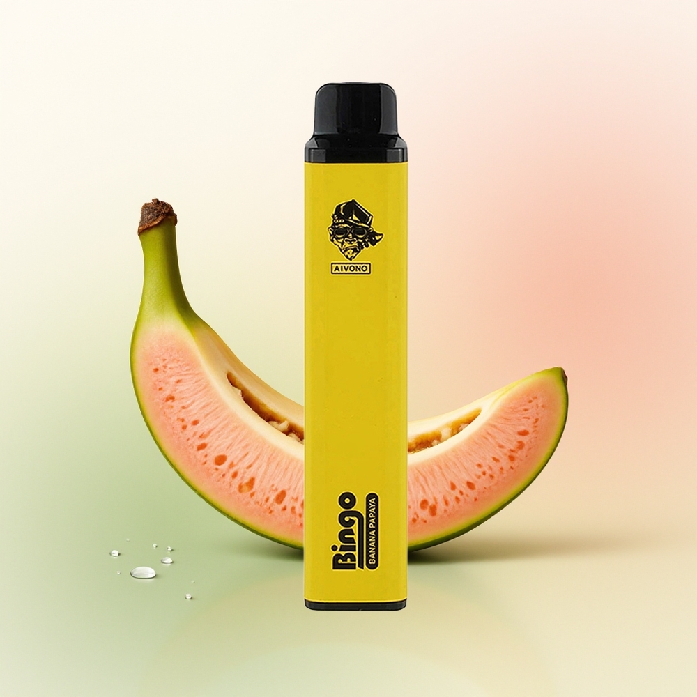 Aivono Aim Bingo 4000 Puffs Banana Papaya 10mL 1000mAh