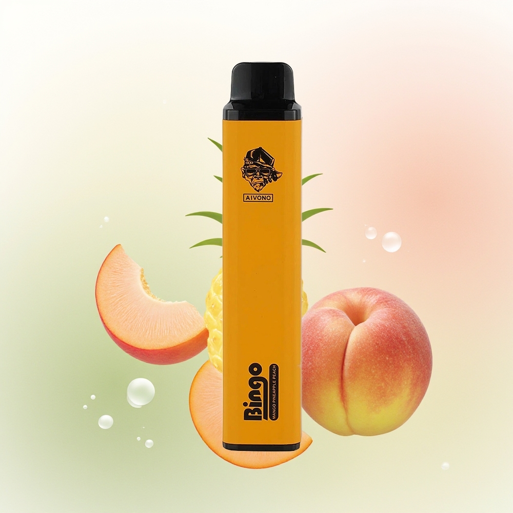 Aivono Aim Bingo 4000 Puffs Wango Pineapple Peach 1000mAh 10mL