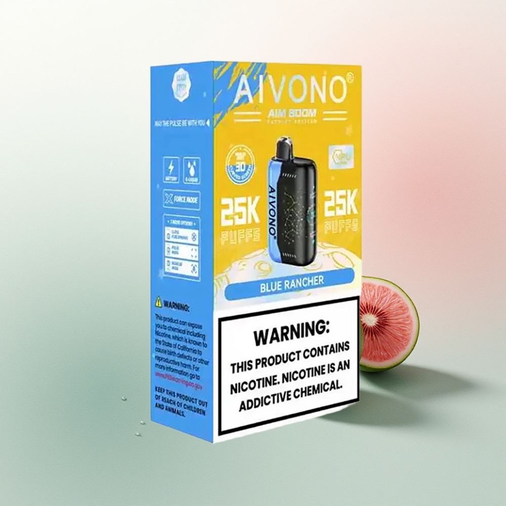 Aivono Aim Boom 25000 Puffs Blue Rancher 28ml Mesh 650mAh