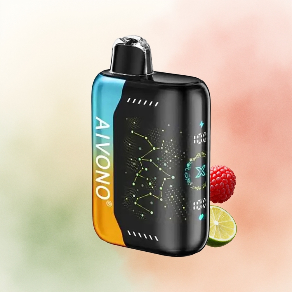 Aivono Aim Boom 25000 Puffs Raspberry Peach Lime Zero Mesh