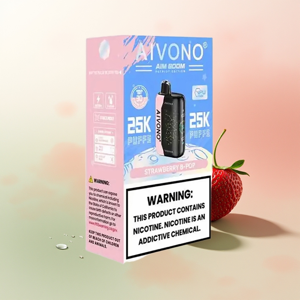 Aivono Aim Boom 25000 Puffs Strawberry B Pop 28ml 650mAh