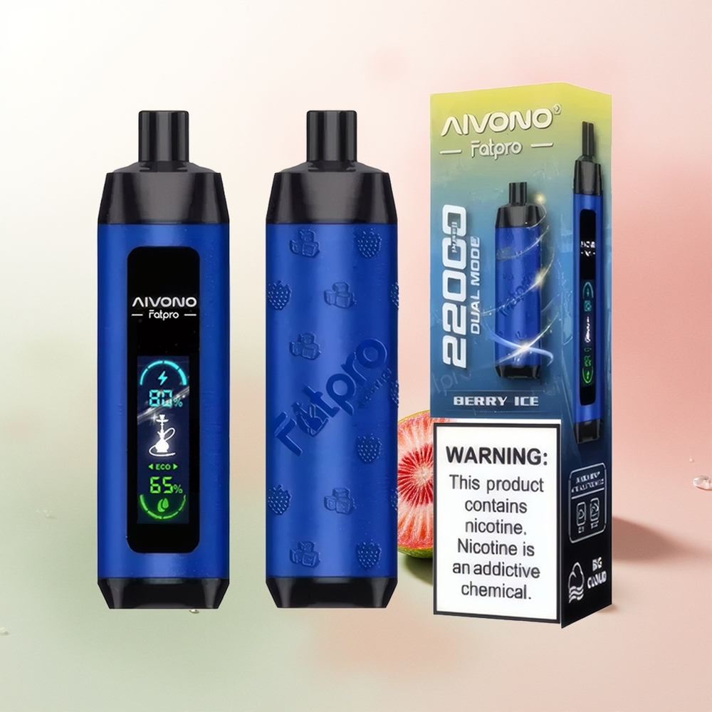 Aivono Aim Fatpro 22000 Puffs Berry Ice with 5% Nicotine & 28ml E-liquid