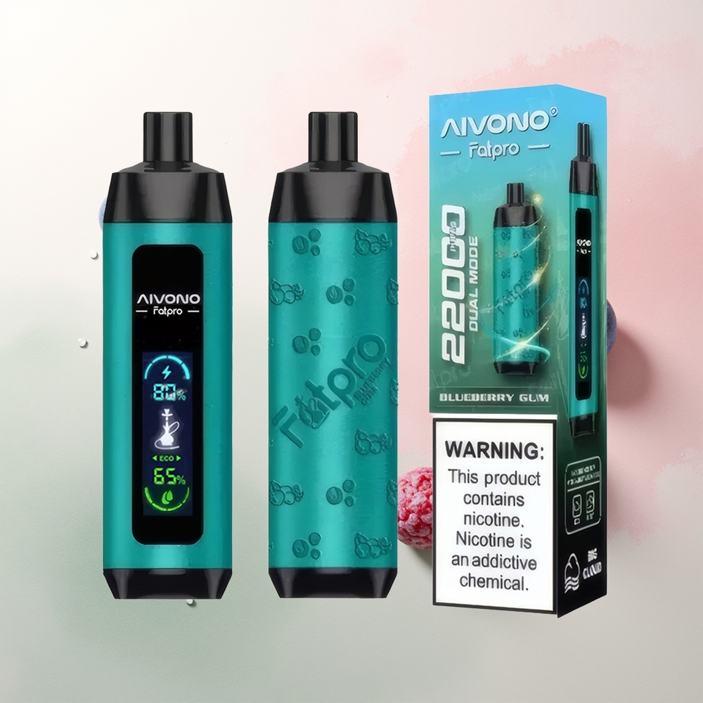 Aivono Aim Fatpro 22000 Puffs Blueberry Gun 28ml Mesh Coil