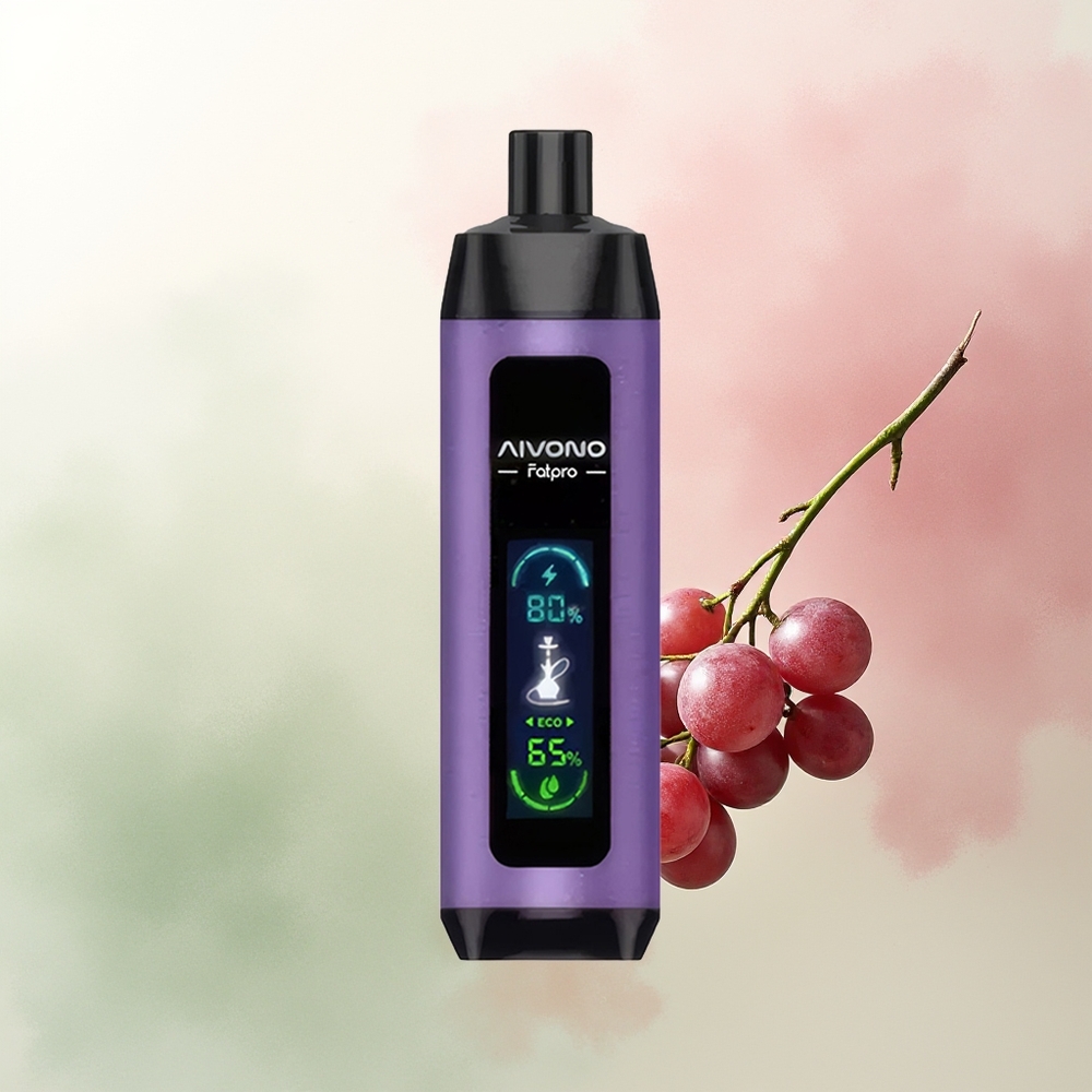 Aivono Aim Fatpro 22000 Puffs Grape Mint Dual Mode Mesh Coil