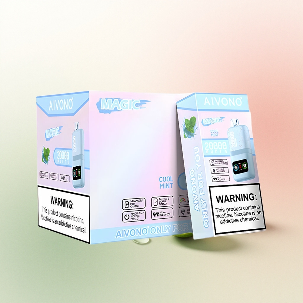 Aivono Aim Magic 20000 Puffs Cool Mint Dual Mesh LCD