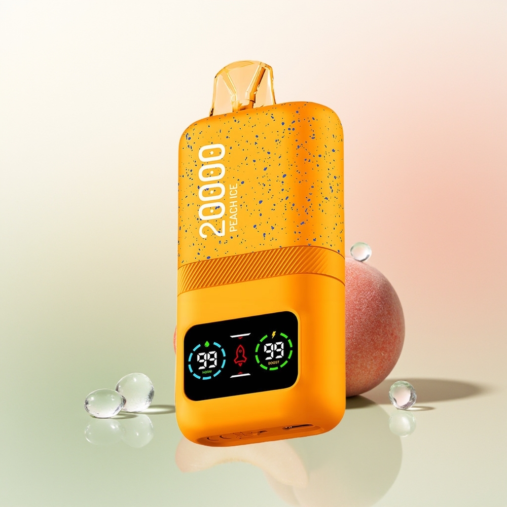 Aivono Aim Magic 20000 Puffs Peach Ice Dual Mesh LCD