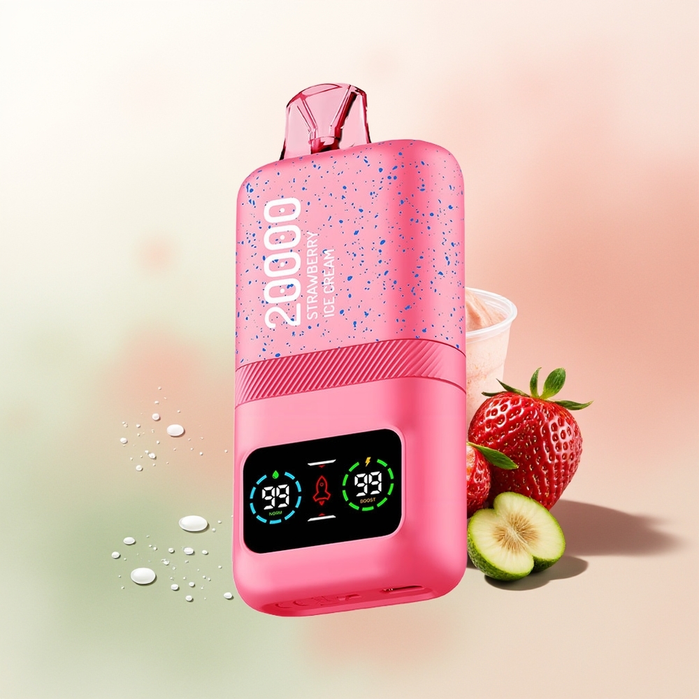 Aivono Aim Magic 20000 Puffs Strawberry Ice Cream Dual Mesh LCD
