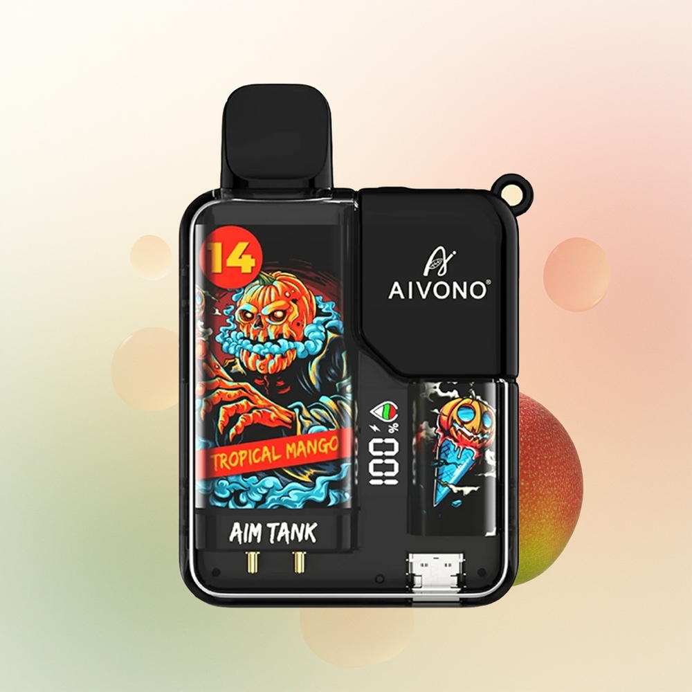 Aivono Aim Tank 9500 Puffs Tropical Mango 18ml LCD