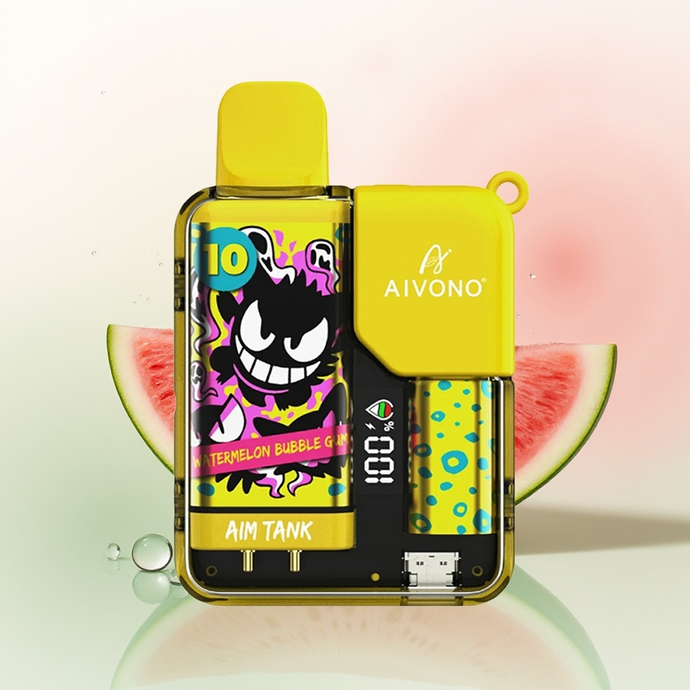 Aivono Aim Tank 9500 Puffs Watermelon Bubble Gum 18ml 650mAh