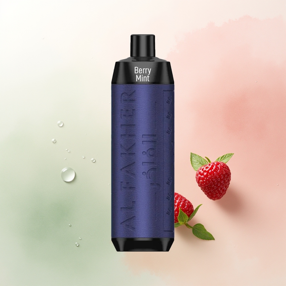 Al Fakher Crown Bar 8000 Crystal Puffs Berry Mint 600mah Type-C