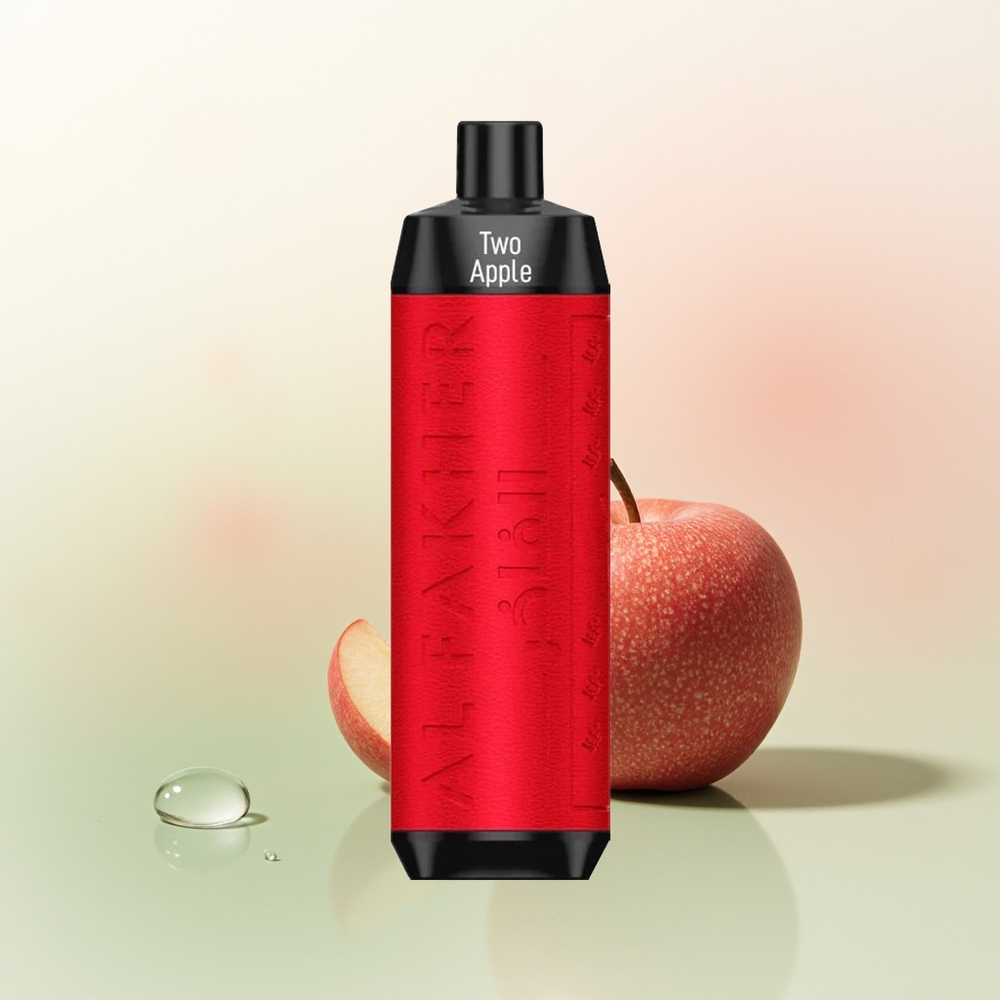 Al Fakher Crown Bar 8000 Crystal Puffs Dual Apple 600mah 18ml Disposable Vape