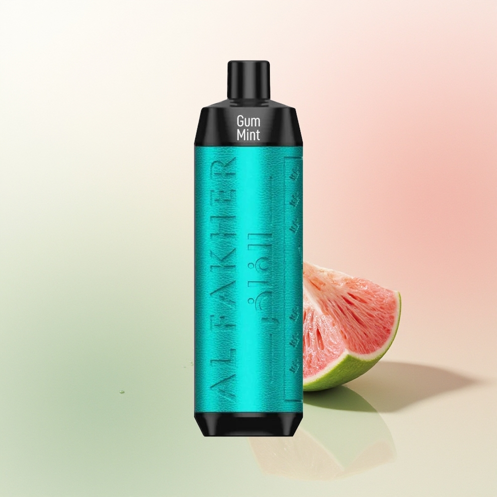 Al Fakher Crown Bar 8000 Crystal Puffs Gum Mint Disposable Vape with 18ml Liquid and 0.6ohm Coil