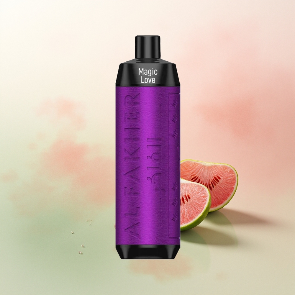 Al Fakher Crown Bar 8000 Crystal Puffs Magic Love Disposable Vape with USB-C Charging and 18ml E-Liquid