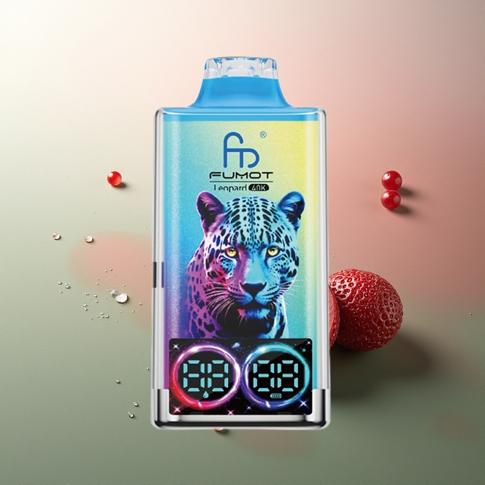 Fumot Leopard 40K Puffs Black Dragon Ice 5% Nicotine 700mAh Disposable Vape