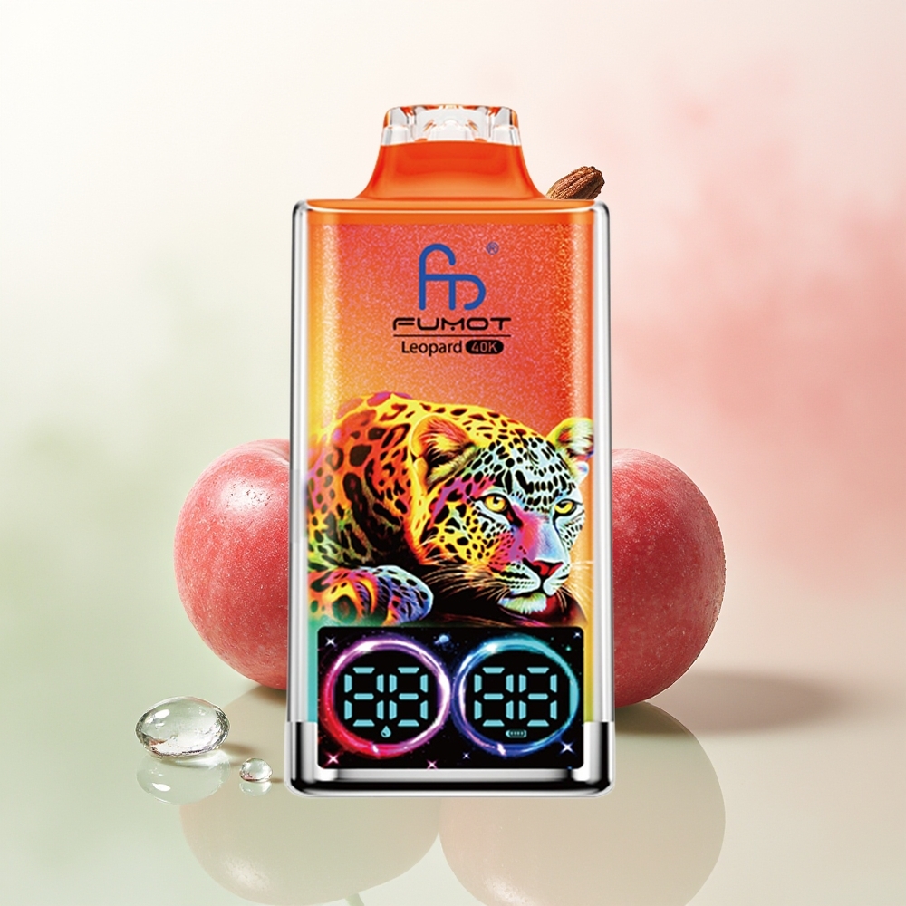 Fumot Leopard 40K Puffs Cherry Ice Dual Mesh 5% 700mAh