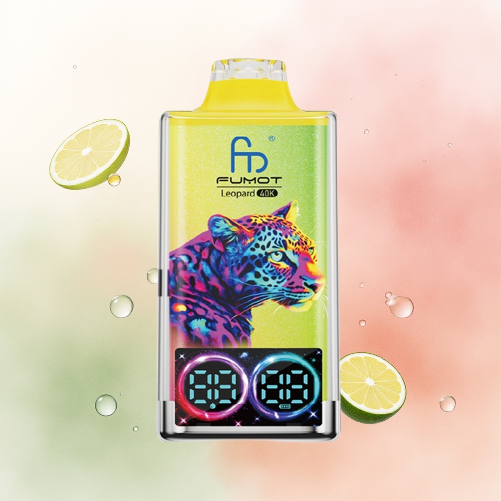 Fumot Leopard 40K Puffs Pink Lemonade Dual Mesh 5% Nicotine