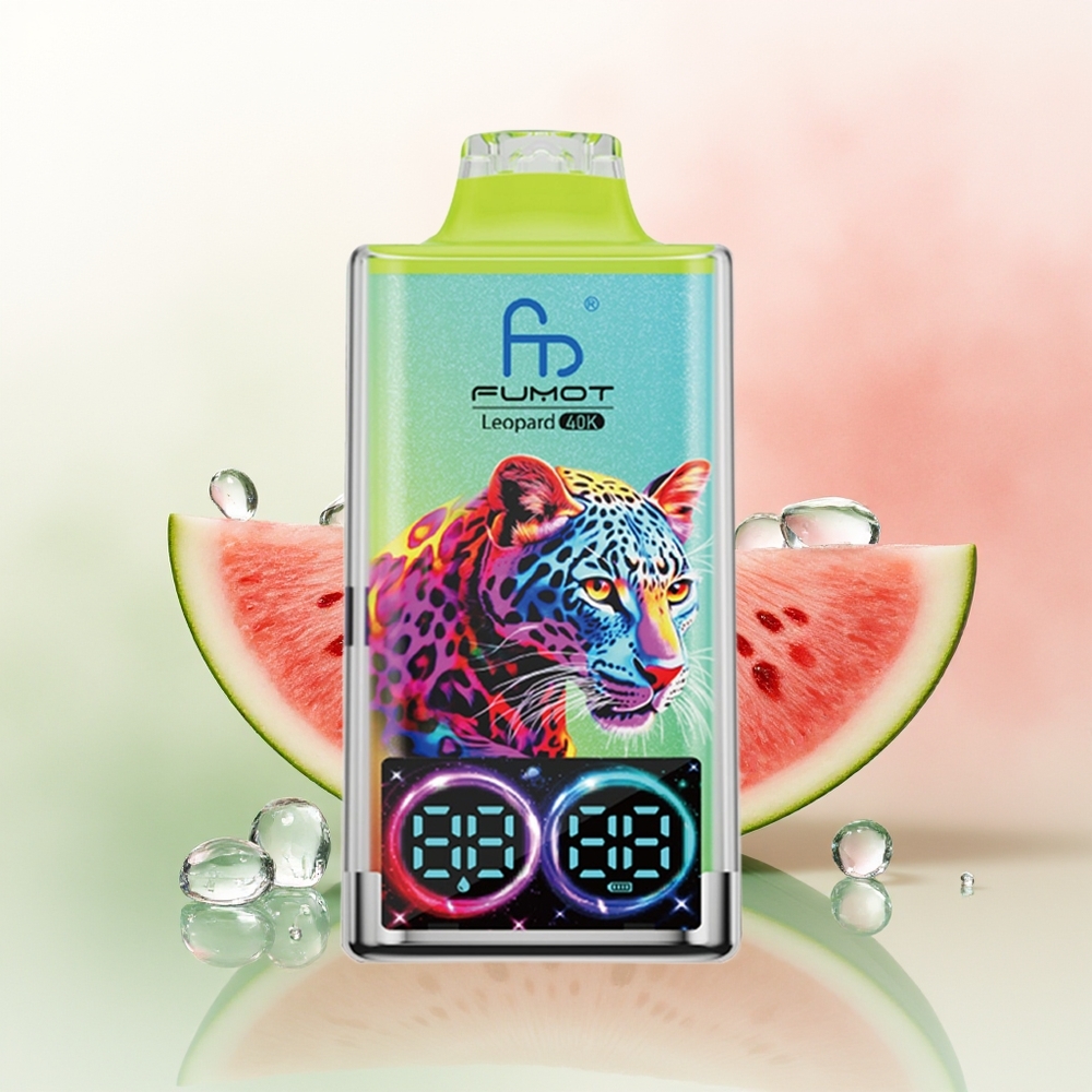 Fumot Leopard 40K Puffs Watermelon Ice Dual Mesh 5%