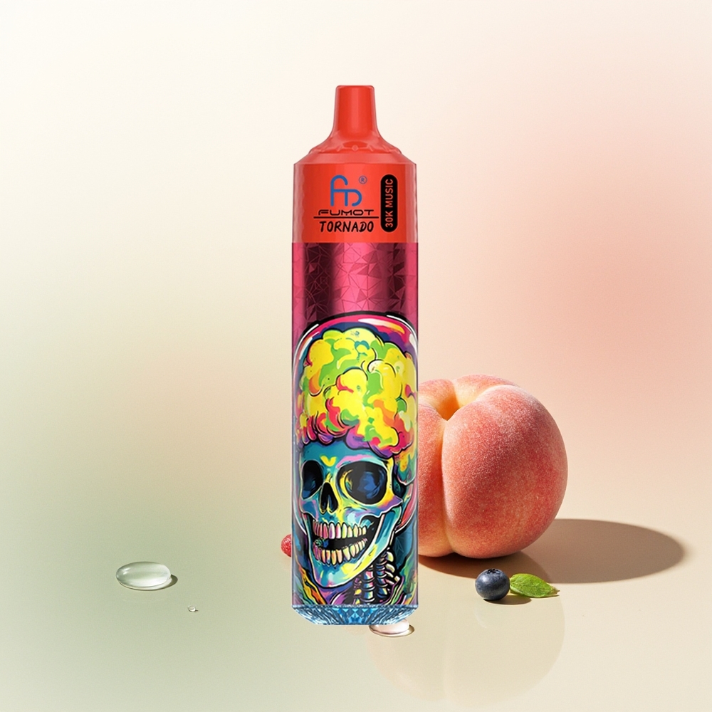 Fumot Randm Tornado 30000 Puffs Peach Berries 30mL 1.0 Ohm