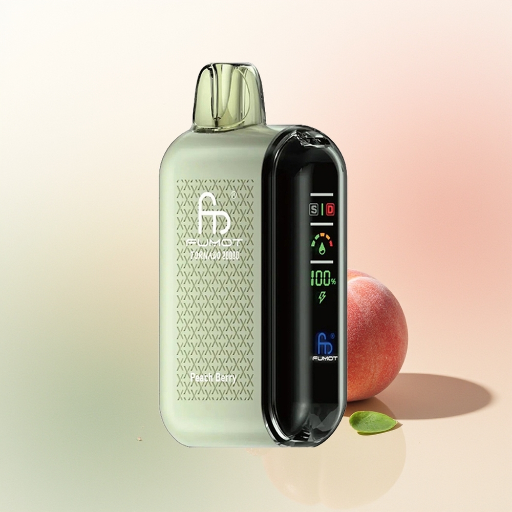 Fumot Tornado 20000 Puffs Peach Berry Dual Mesh Airflow