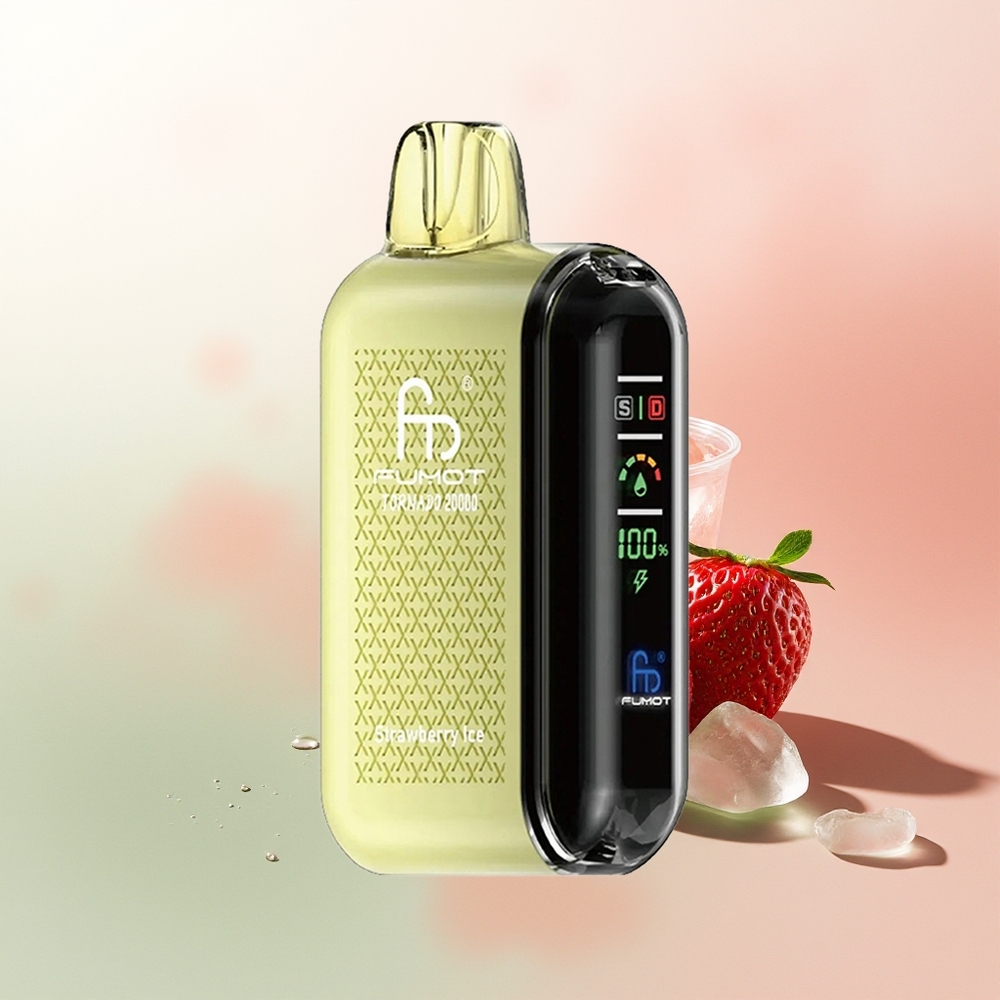 Fumot Tornado 20000 Puffs Strawberry Ice Dual Mesh Airflow