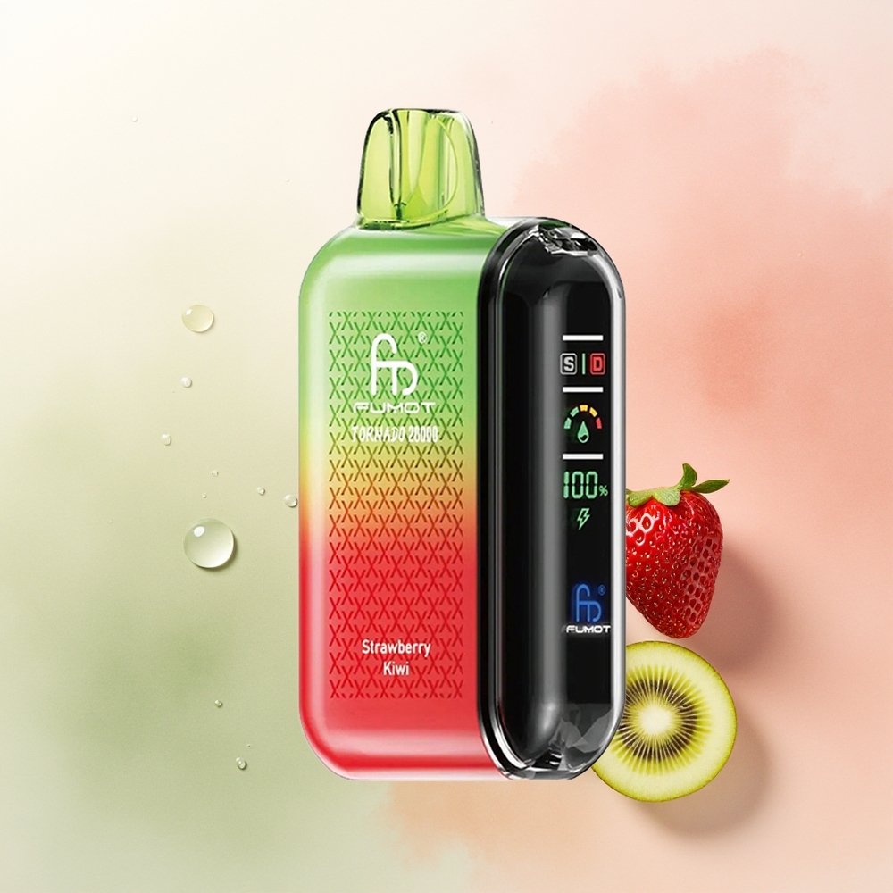 Fumot Tornado 20000 Puffs Strawberry Kiwi Dual Mesh Airflow