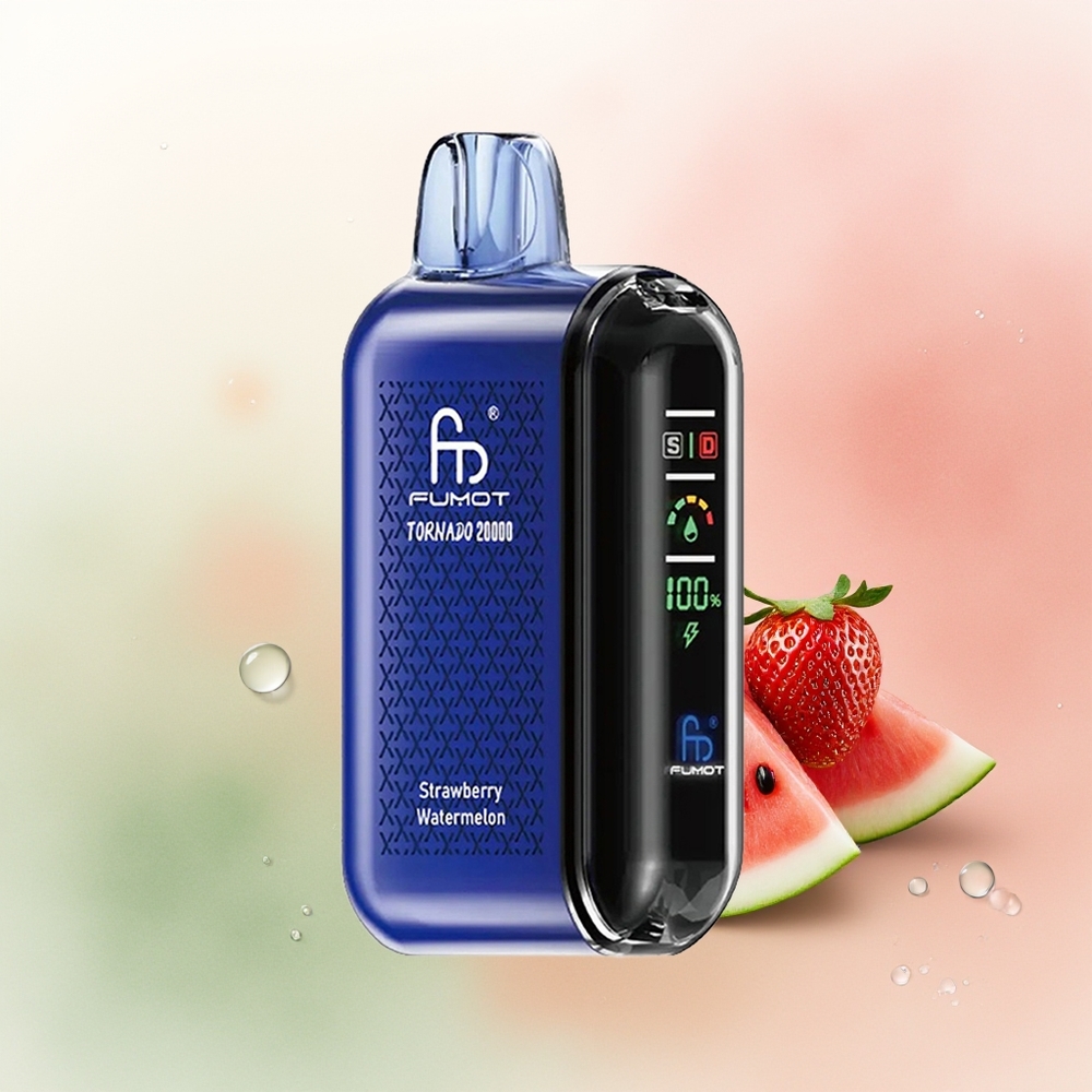 Fumot Tornado 20000 Puffs Strawberry Watermelon Dual Mesh Airflow