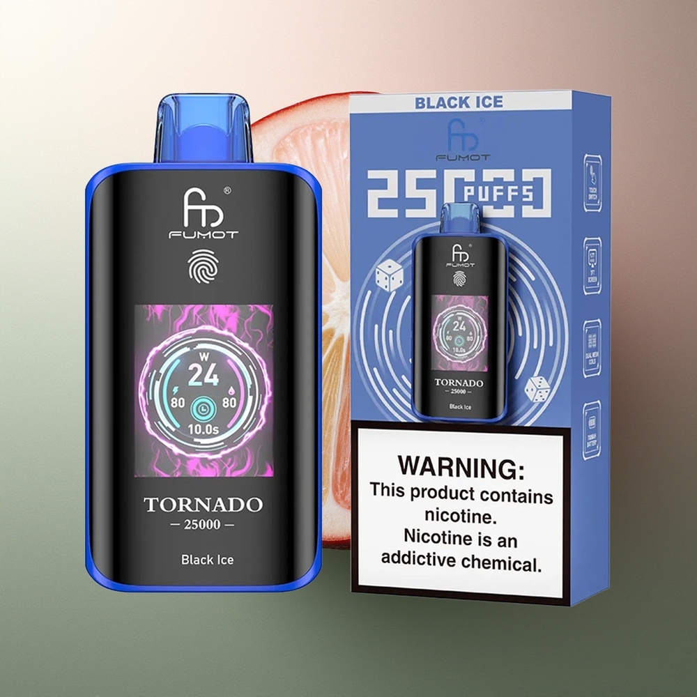Fumot Tornado 25000 Puffs Black Ice HD 700mAh