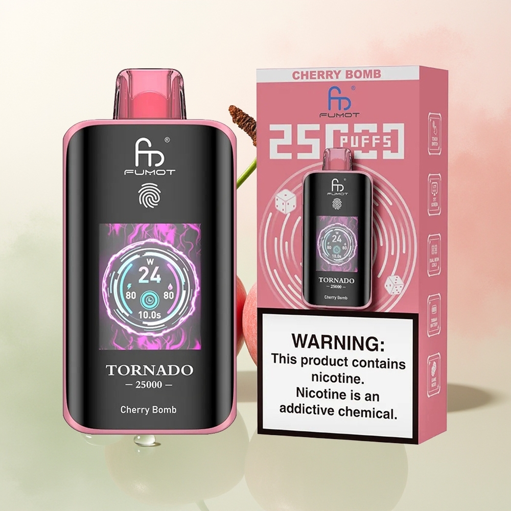 Fumot Tornado 25000 Puffs Cherry Bomb HD 700mAh