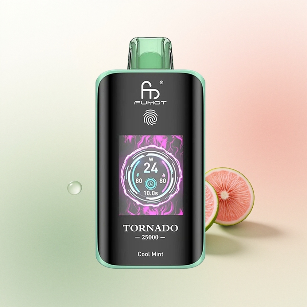 Fumot Tornado 25000 Puffs Cool Mint HD Rechargeable
