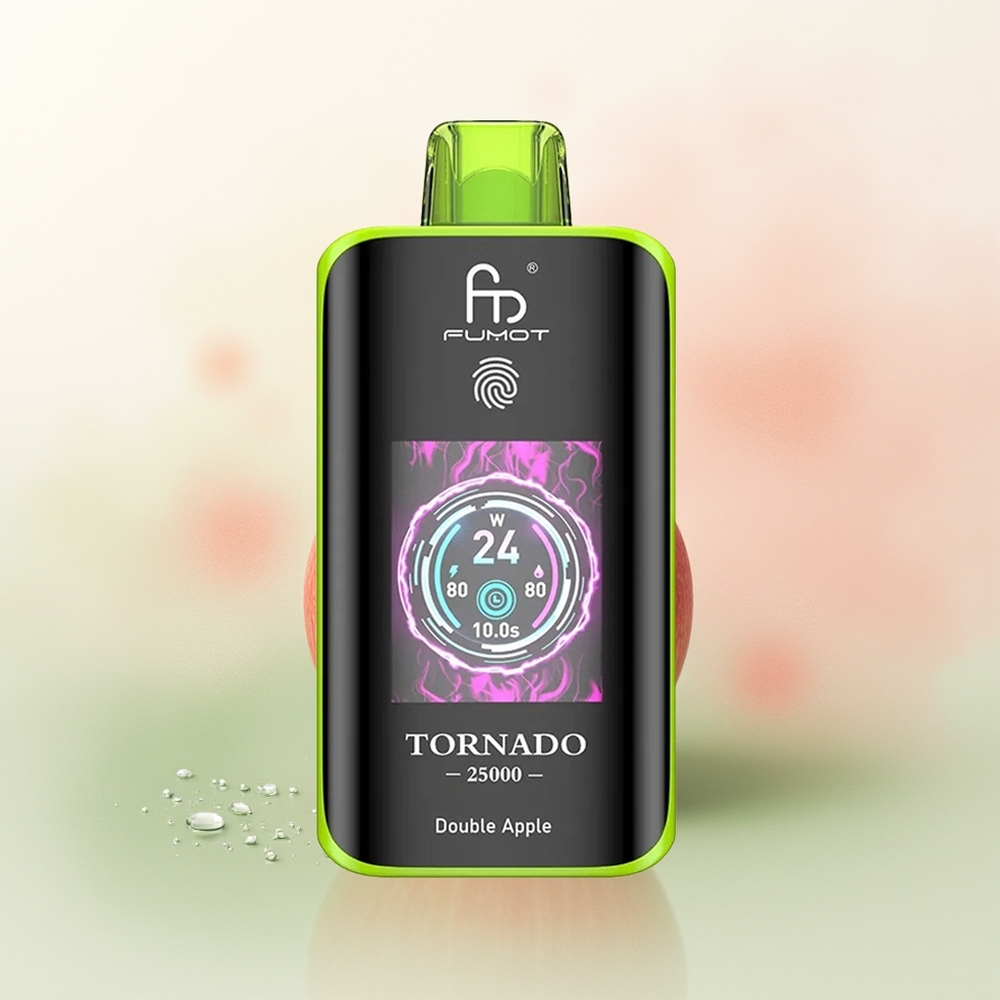 Fumot Tornado 25000 Puffs Double Apple HD Screen 700mAh