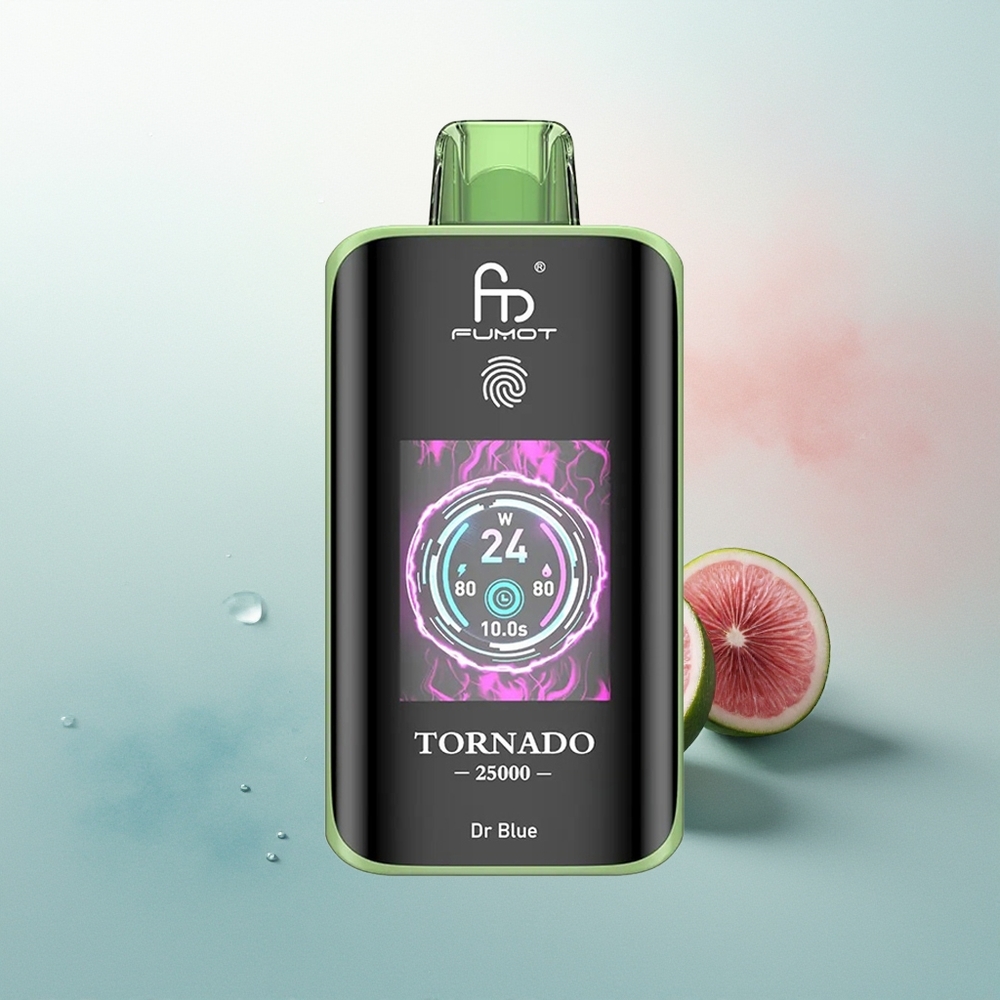 Fumot Tornado 25000 Puffs Dr Blue HD 700mAh Rechargeable