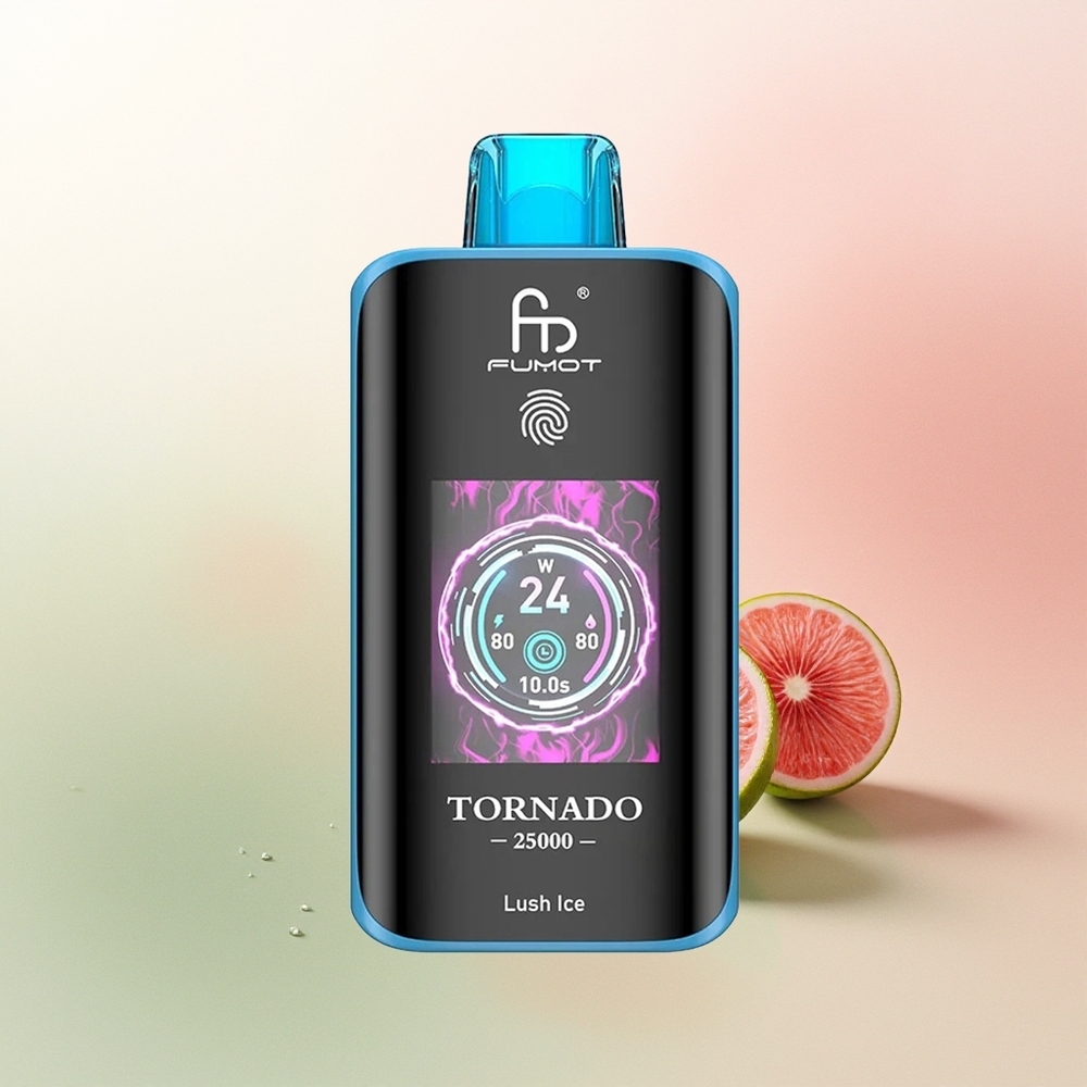 Fumot Tornado 25000 Puffs Lush Ice HD Rechargeable