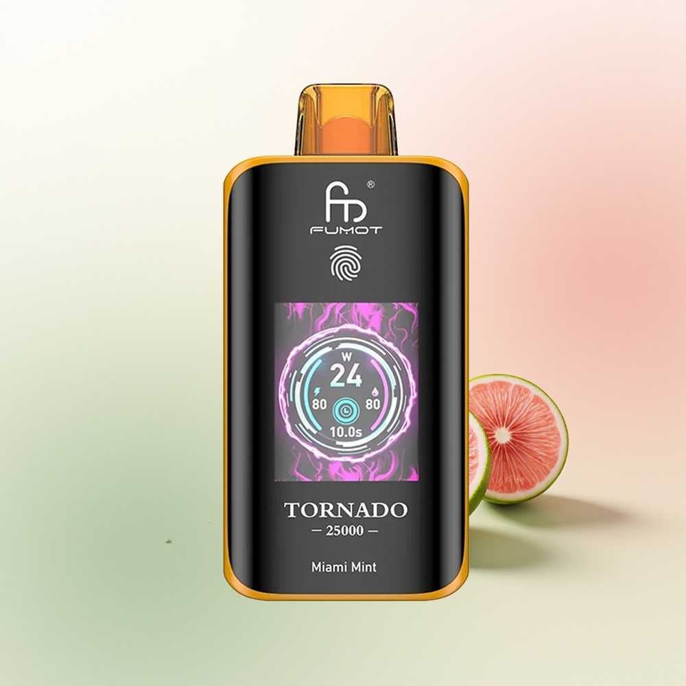 Fumot Tornado 25000 Puffs Miami Mint 20ml HD Screen 700mAh