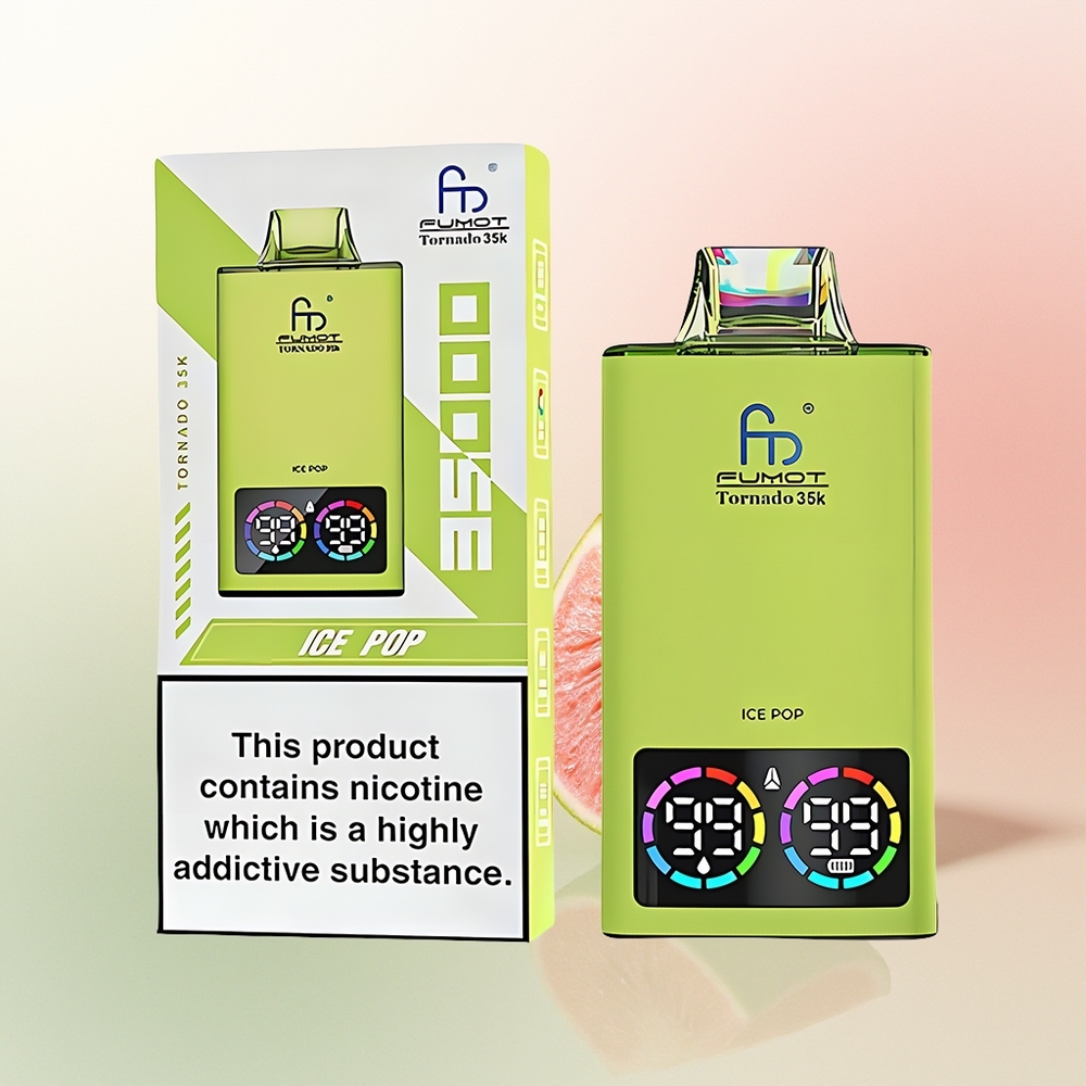 Fumot Tornado 35000 Puffs Ice Pop Dual Mesh RGB Disposable Vape