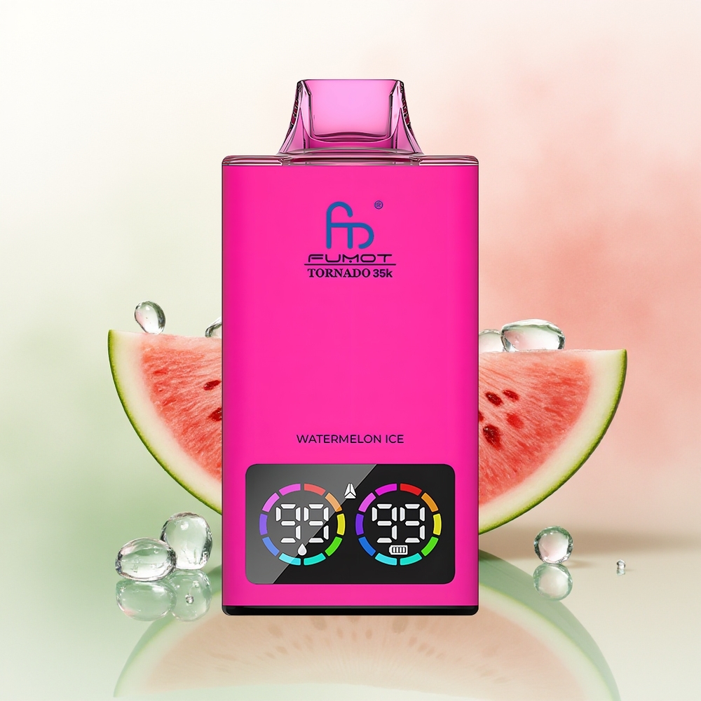Fumot Tornado 35000 Puffs Watermelon Ice Dual Mesh RGB