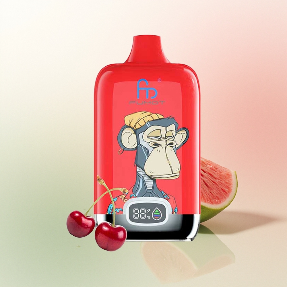 Fumot Tornado Digital Box 12000 Puffs Ice Pop Mini 20ml Mesh