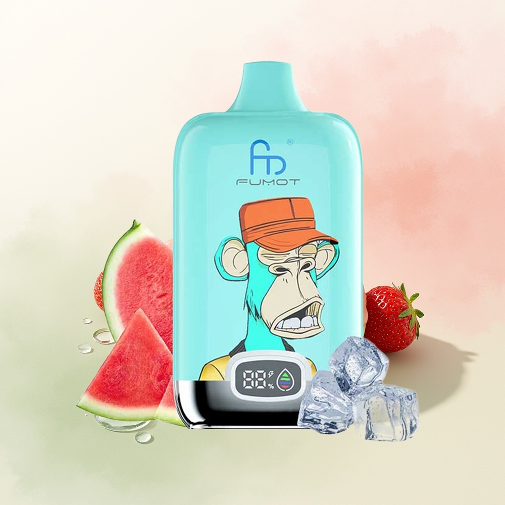 Fumot Tornado Digital Box 12000 Puffs Strawberry Donut Mesh 20ml