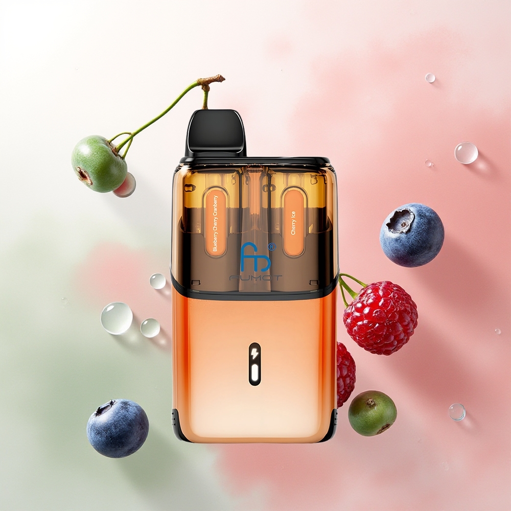 Fumot Ultra T32000 Puffs Blueberry Cherry Cranberry - Cherry Ice with 800mAh & Mesh Coil