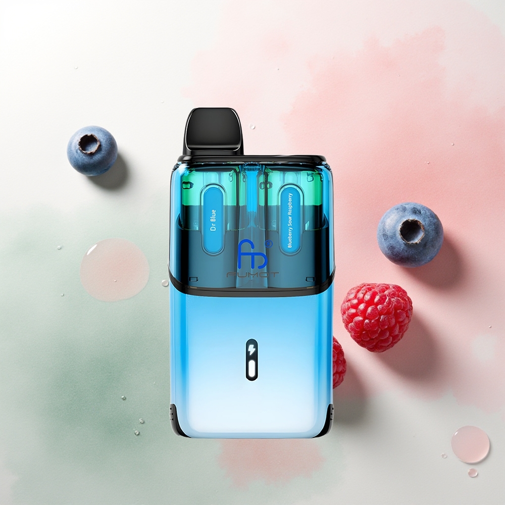 Fumot Ultra T32000 Puffs Dr Blue - Blueberry Sour Raspberry with Advanced Mesh Coil and Type-C Fast Charging