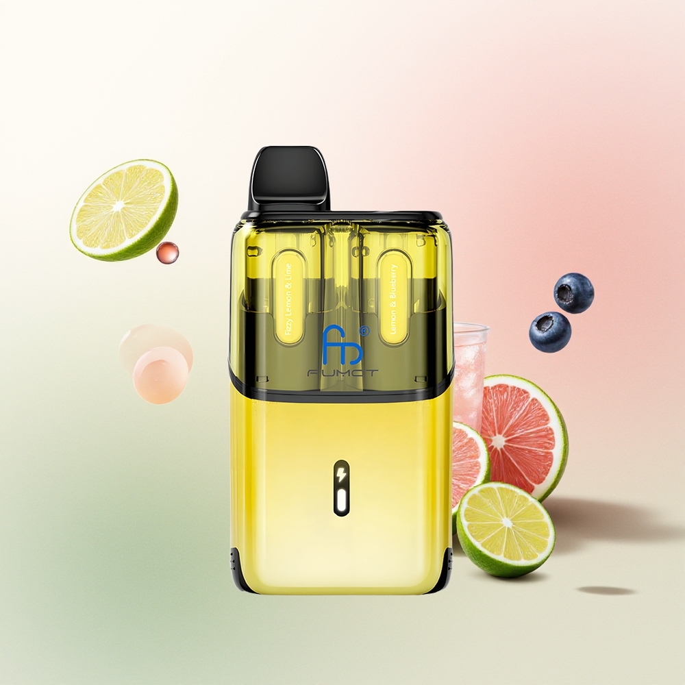 Fumot Ultra T32000 Puffs Fizzy Lemon & Lime - Lemon & Blueberry with 800mAh & Mesh Coil