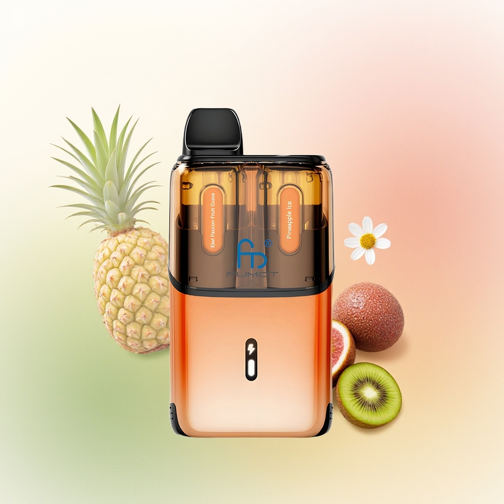 Fumot Ultra T32000 Puffs Kiwi Passion Fruit Guava - Pineapple Ice with 800mAh & Mesh Coil