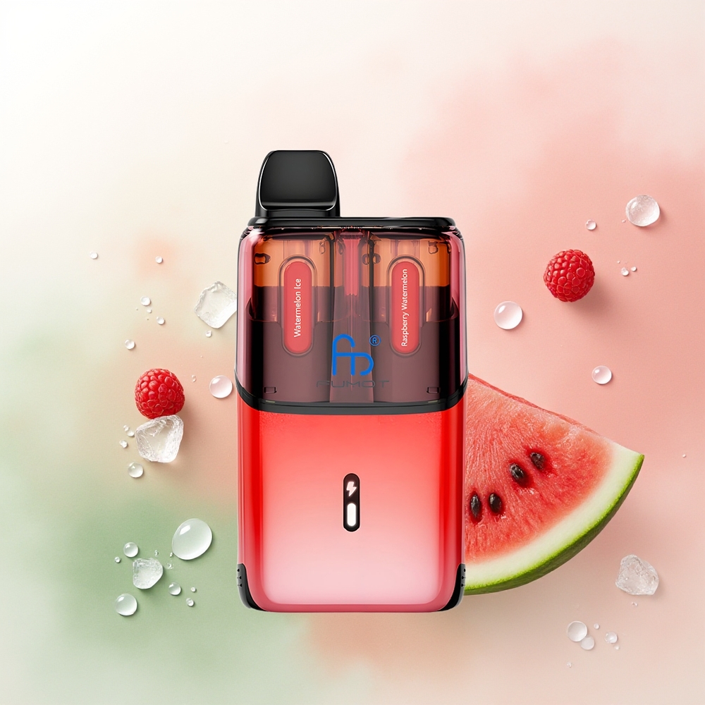 Fumot Ultra T32000 Puffs Raspberry Watermelon - 24ml Mesh Coil