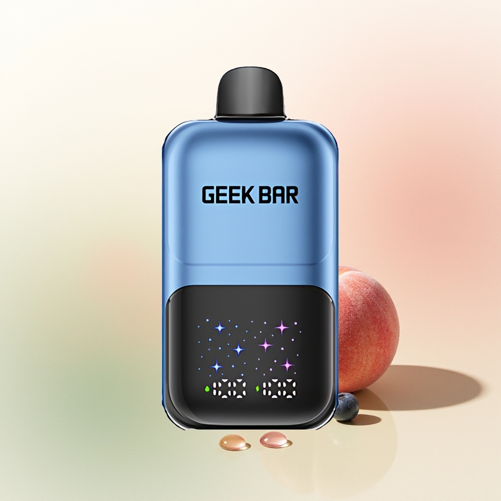 GEEK BAR 2GO 20ml 50000 Puffs Peach & Berries Dual Tank 20mL Adjustable Coolness